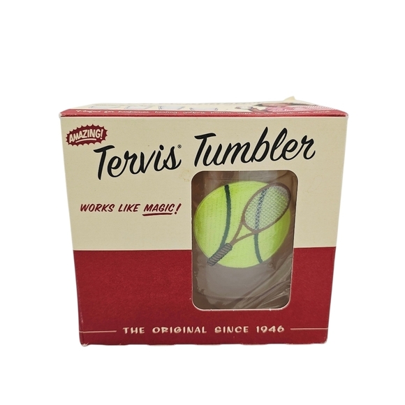 tervis Other - Vintage Tervis Tumbler Mug 17oz Double-Walled Insulated Tennis Patch New